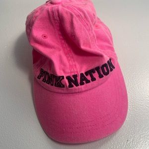 PINK baseball cap
